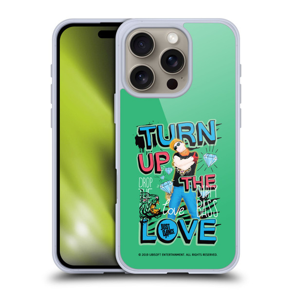 Just Dance Artwork Compositions Drop The Beat Soft Gel Case for Apple iPhone 16 Pro