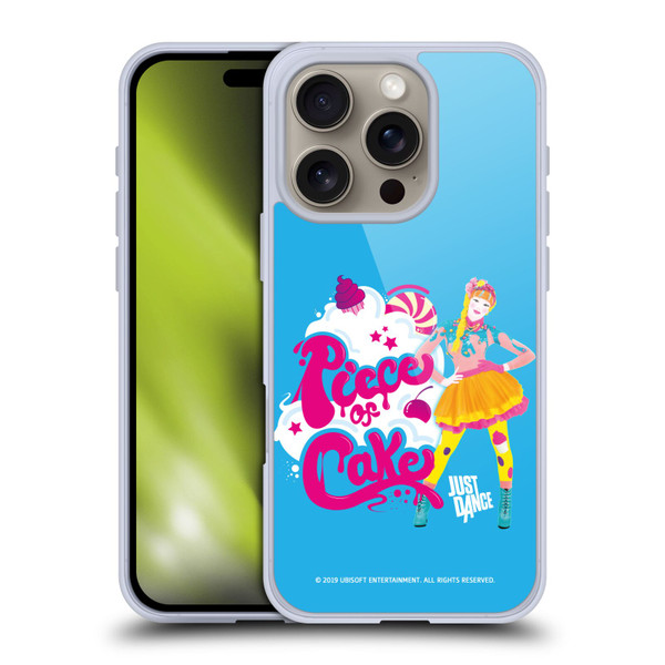 Just Dance Artwork Compositions Piece Of Cake Soft Gel Case for Apple iPhone 16 Pro
