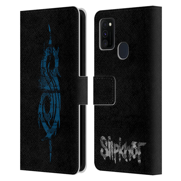 Slipknot We Are Not Your Kind Glitch Logo Leather Book Wallet Case Cover For Samsung Galaxy M30s (2019)/M21 (2020)