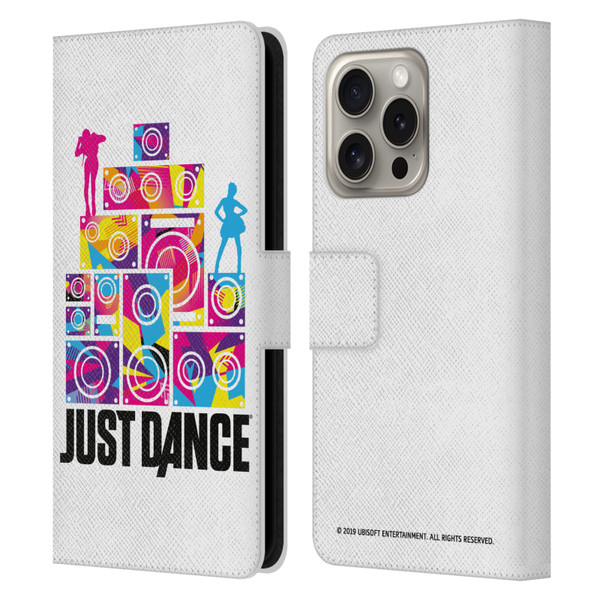 Just Dance Artwork Compositions Silhouette 4 Leather Book Wallet Case Cover For Apple iPhone 16 Pro