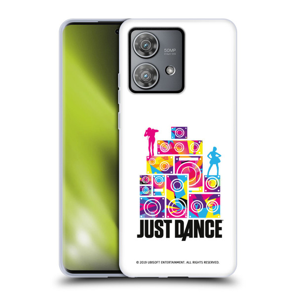 Just Dance Artwork Compositions Silhouette 5 Soft Gel Case for Motorola Edge 40 Neo 5G