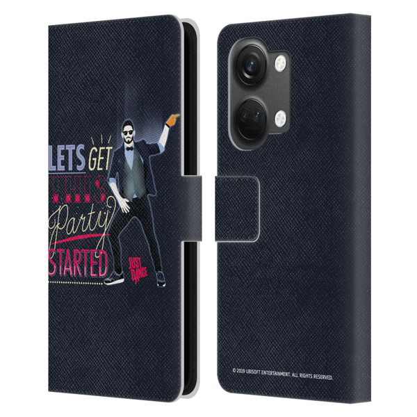 Just Dance Artwork Compositions Party Started Leather Book Wallet Case Cover For OnePlus Nord 3 5G