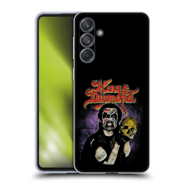 King Diamond Poster Conspiracy Tour 1989 Soft Gel Case for Samsung Galaxy M55 5G