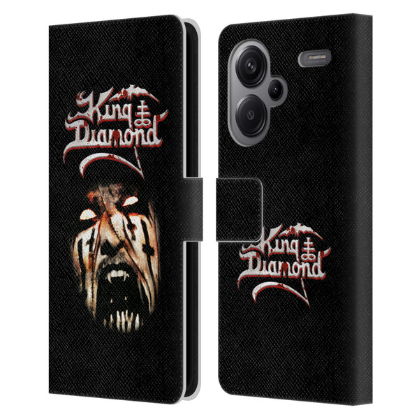 King Diamond Poster Puppet Master Face Leather Book Wallet Case Cover For Xiaomi Redmi Note 13 Pro Plus 5G