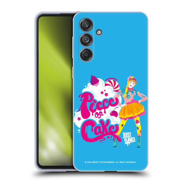 Just Dance Artwork Compositions Piece Of Cake Soft Gel Case for Samsung Galaxy M55 5G