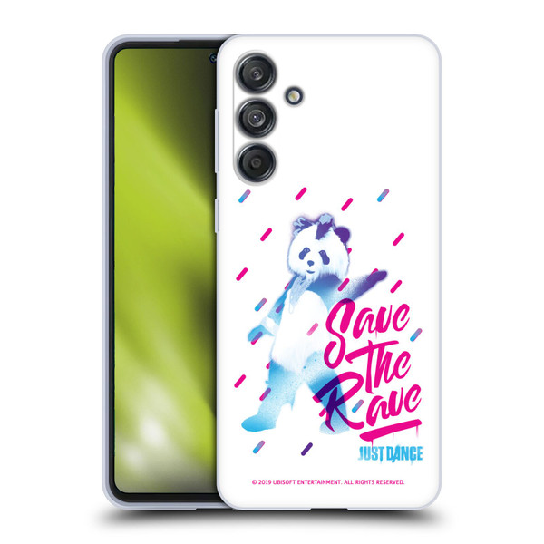 Just Dance Artwork Compositions Save The Rave Soft Gel Case for Samsung Galaxy M55 5G