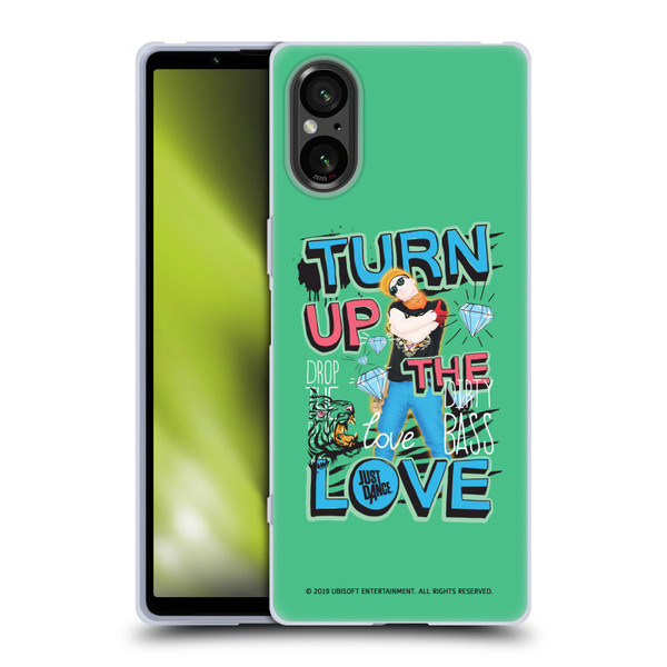 Just Dance Artwork Compositions Drop The Beat Soft Gel Case for Sony Xperia 5 V 5G