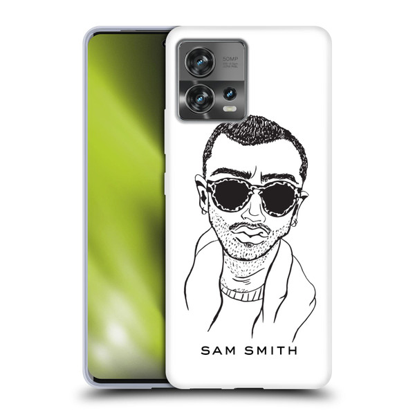 Sam Smith Art Illustration Soft Gel Case for Motorola Moto Edge 30 Fusion