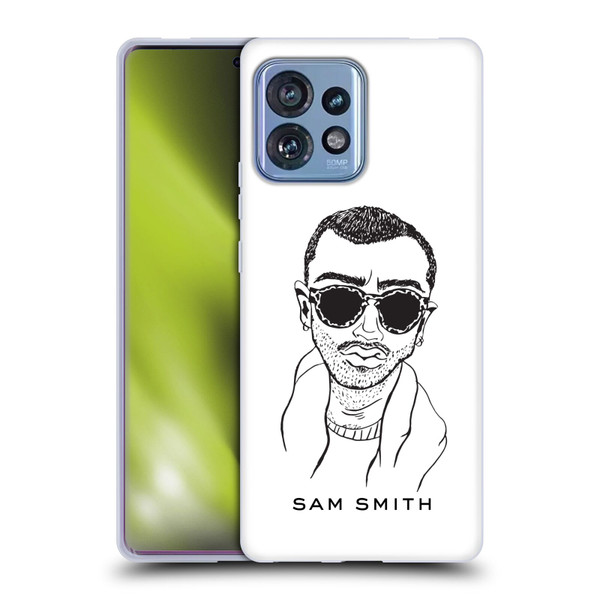 Sam Smith Art Illustration Soft Gel Case for Motorola Moto Edge 40 Pro
