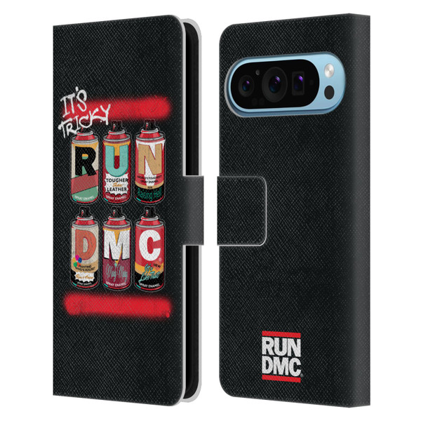 Run-D.M.C. Key Art Spray Cans Leather Book Wallet Case Cover For Google Pixel 9 / Pixel 9 Pro