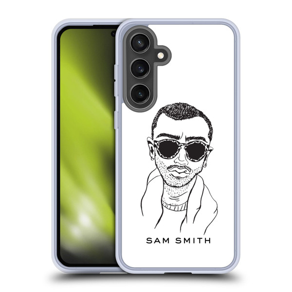 Sam Smith Art Illustration Soft Gel Case for Samsung Galaxy S24 FE
