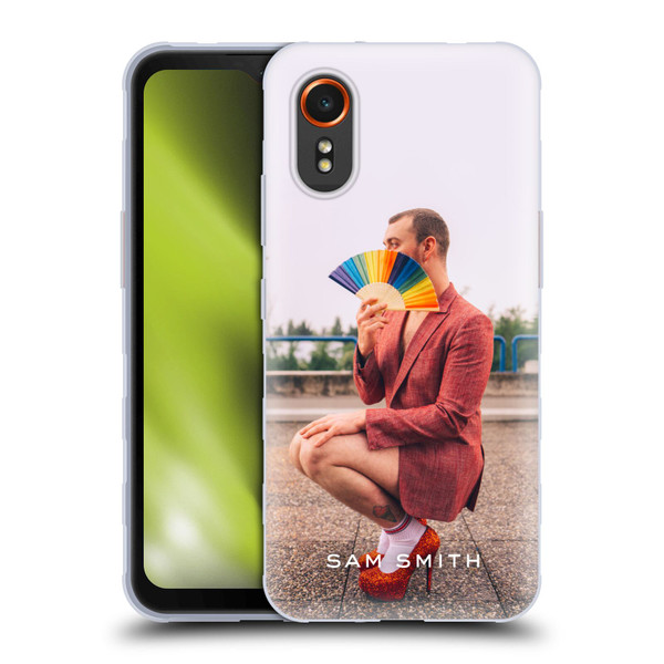 Sam Smith Art Rainbow Fan Soft Gel Case for Samsung Galaxy Xcover7 5G