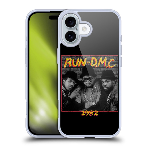 Run-D.M.C. Key Art Photo 1982 Soft Gel Case for Apple iPhone 16