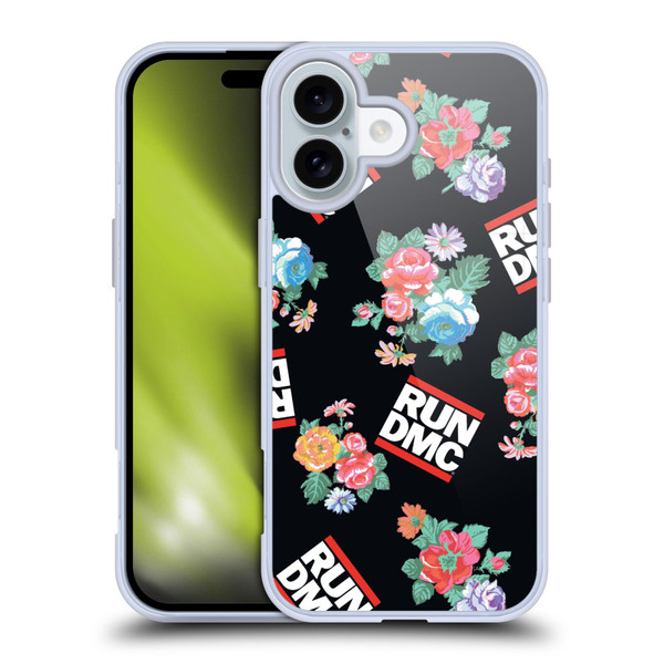 Run-D.M.C. Key Art Pattern Soft Gel Case for Apple iPhone 16