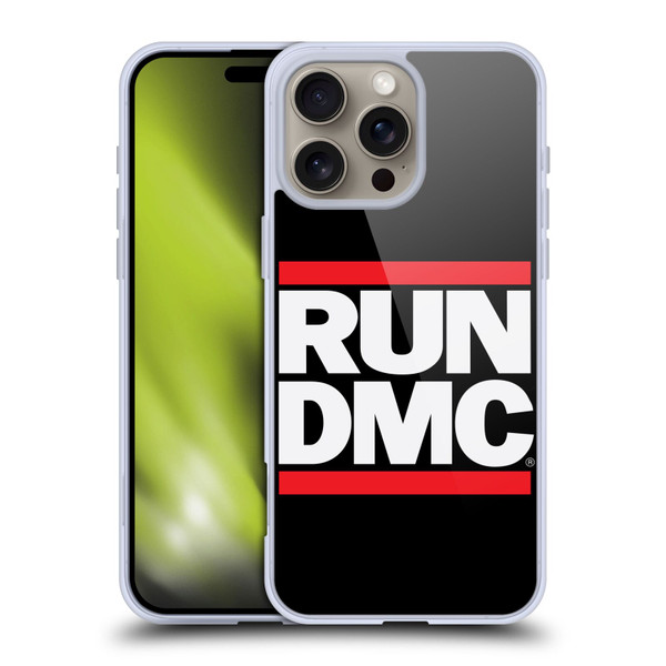 Run-D.M.C. Key Art Logo Soft Gel Case for Apple iPhone 16 Pro Max