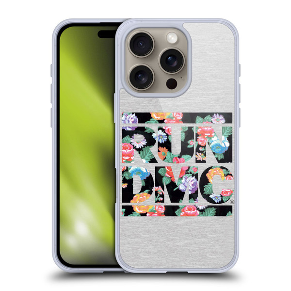 Run-D.M.C. Key Art Floral Soft Gel Case for Apple iPhone 16 Pro
