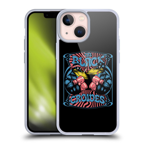 The Black Crowes Graphics Boxing Soft Gel Case for Apple iPhone 13 Mini