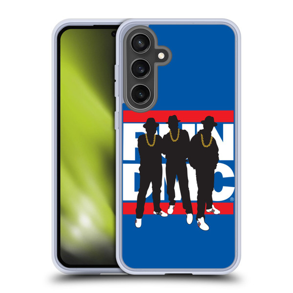 Run-D.M.C. Key Art Silhouette Soft Gel Case for Samsung Galaxy S24 FE