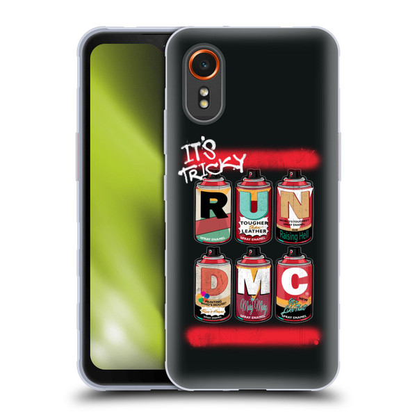 Run-D.M.C. Key Art Spray Cans Soft Gel Case for Samsung Galaxy Xcover7 5G