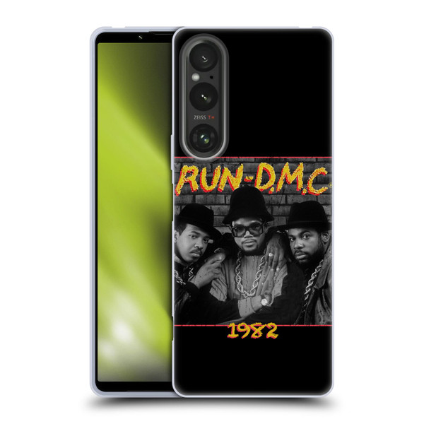 Run-D.M.C. Key Art Photo 1982 Soft Gel Case for Sony Xperia 1 V 5G