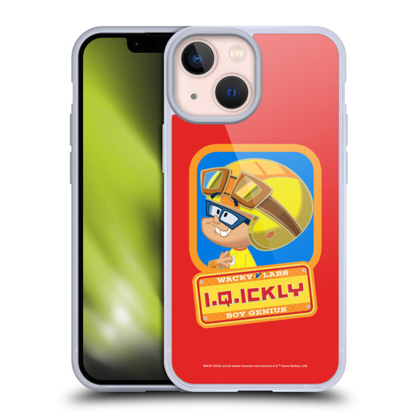 Wacky Races 2016 Graphics IQ Ickly Soft Gel Case for Apple iPhone 13 Mini