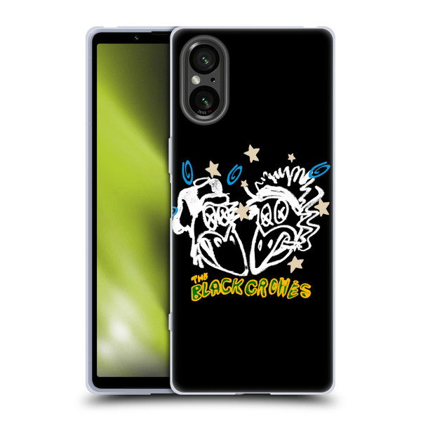 The Black Crowes Graphics Heads Soft Gel Case for Sony Xperia 5 V 5G