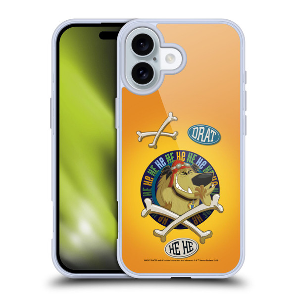 Wacky Races 2016 Graphics Muttley Soft Gel Case for Apple iPhone 16
