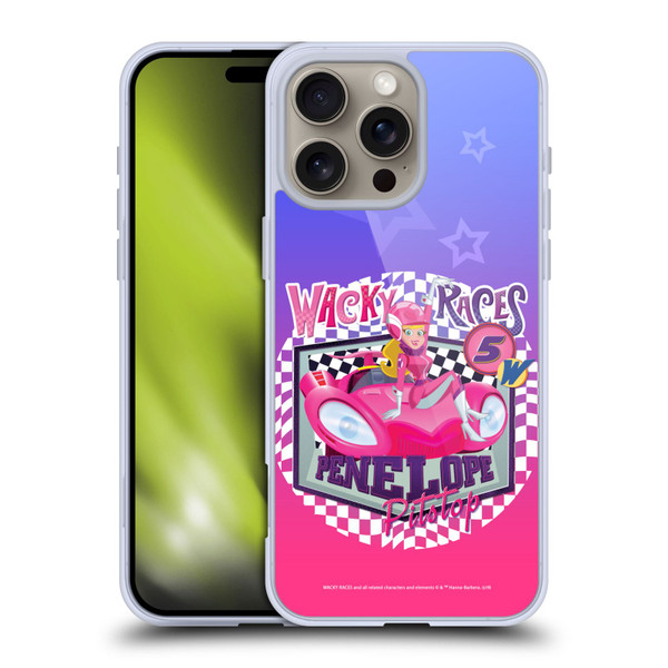 Wacky Races 2016 Graphics Penelope Pitstop Soft Gel Case for Apple iPhone 16 Pro Max