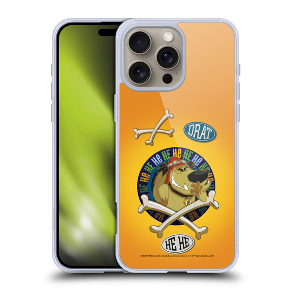 Wacky Races 2016 Graphics Muttley Soft Gel Case for Apple iPhone 16 Pro Max