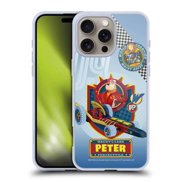 Wacky Races 2016 Graphics Peter Perfect Soft Gel Case for Apple iPhone 16 Pro Max