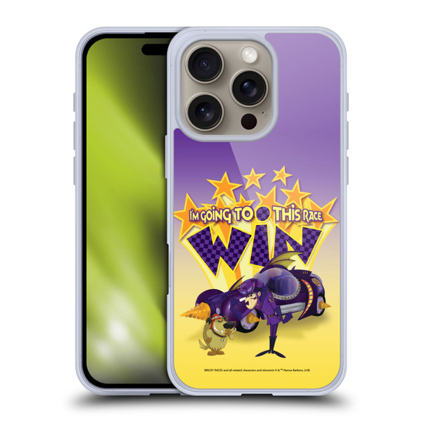 Wacky Races 2016 Graphics Dastardly And Muttley Soft Gel Case for Apple iPhone 16 Pro