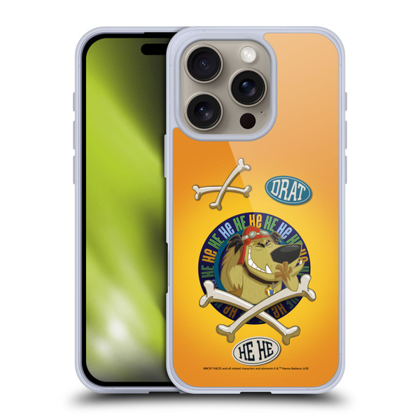 Wacky Races 2016 Graphics Muttley Soft Gel Case for Apple iPhone 16 Pro