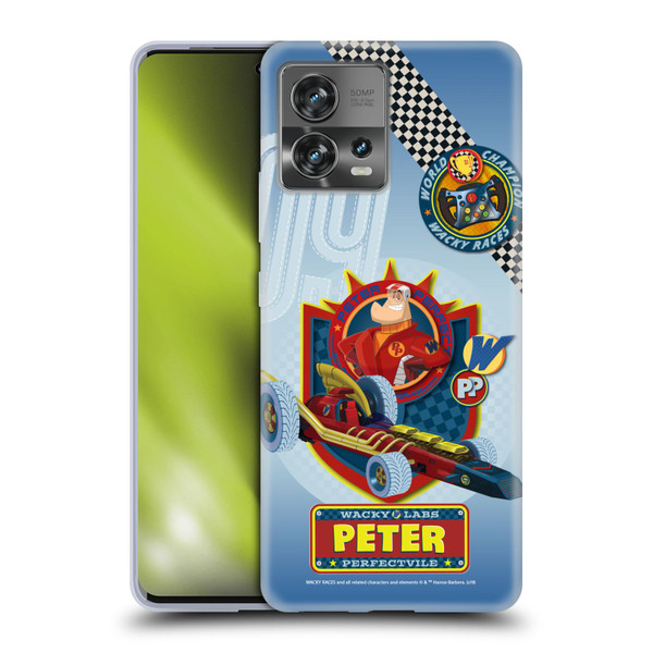 Wacky Races 2016 Graphics Peter Perfect Soft Gel Case for Motorola Moto Edge 30 Fusion
