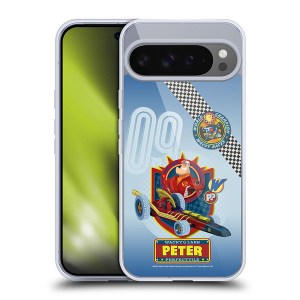 Wacky Races 2016 Graphics Peter Perfect Soft Gel Case for Google Pixel 9 Pro XL