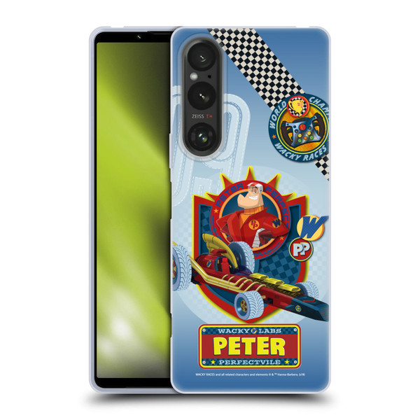 Wacky Races 2016 Graphics Peter Perfect Soft Gel Case for Sony Xperia 1 V 5G