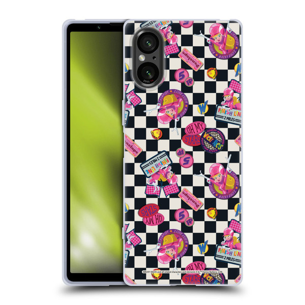 Wacky Races 2016 Graphics Pattern 2 Soft Gel Case for Sony Xperia 5 V 5G