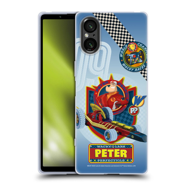 Wacky Races 2016 Graphics Peter Perfect Soft Gel Case for Sony Xperia 5 V 5G