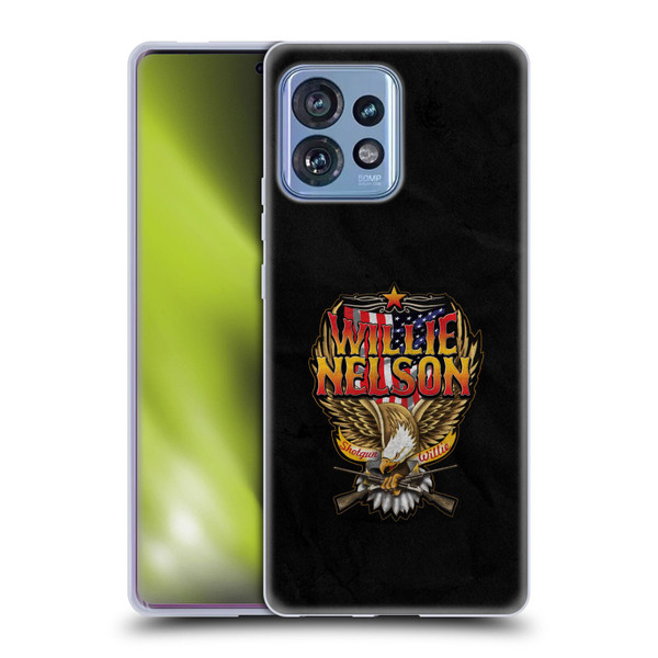 Willie Nelson Grunge Eagle Soft Gel Case for Motorola Moto Edge 40 Pro