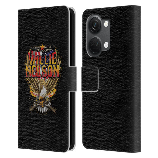 Willie Nelson Grunge Eagle Leather Book Wallet Case Cover For OnePlus Nord 3 5G