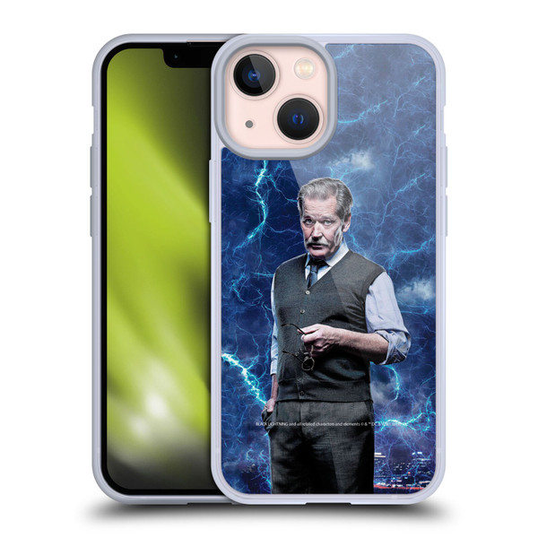 Black Lightning Characters Peter Gambi Soft Gel Case for Apple iPhone 13 Mini