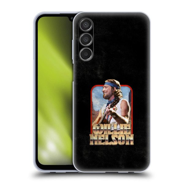 Willie Nelson Grunge Vintage Soft Gel Case for Samsung Galaxy M15/F15 5G
