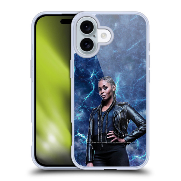 Black Lightning Characters Anissa Pierce Soft Gel Case for Apple iPhone 16
