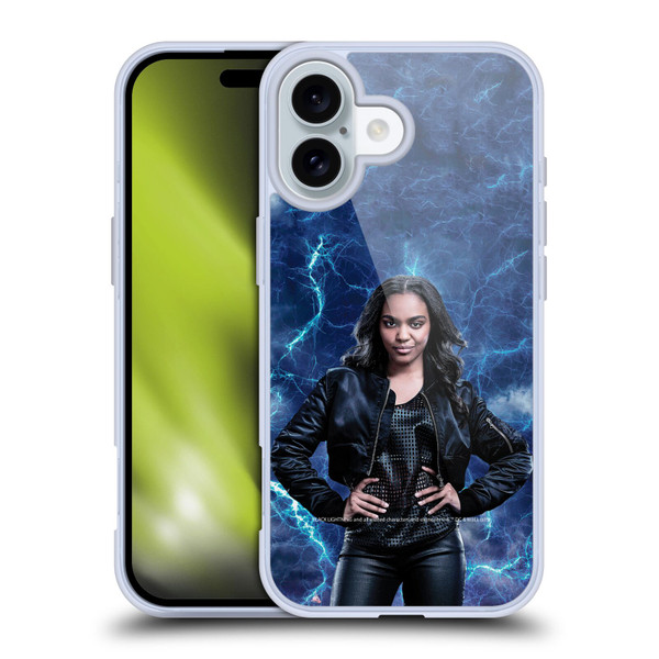 Black Lightning Characters Jennifer Pierce Soft Gel Case for Apple iPhone 16
