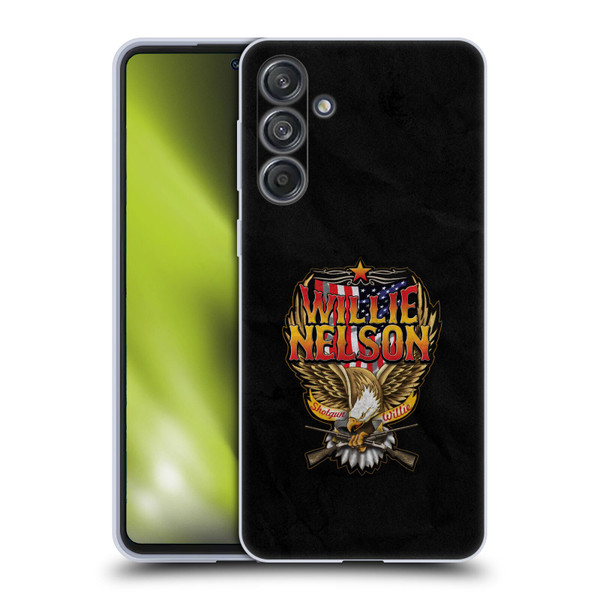 Willie Nelson Grunge Eagle Soft Gel Case for Samsung Galaxy M55 5G