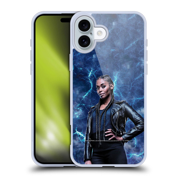 Black Lightning Characters Anissa Pierce Soft Gel Case for Apple iPhone 16 Plus