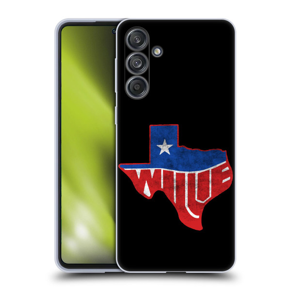 Willie Nelson Grunge Texas Soft Gel Case for Samsung Galaxy M55 5G