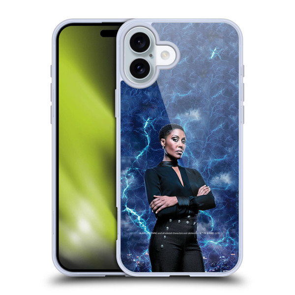 Black Lightning Characters Lynn Pierce Soft Gel Case for Apple iPhone 16 Plus