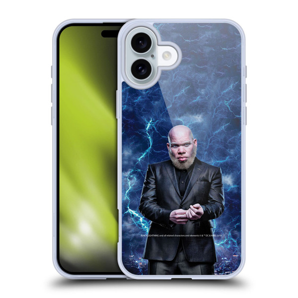 Black Lightning Characters Tobias Whale Soft Gel Case for Apple iPhone 16 Plus