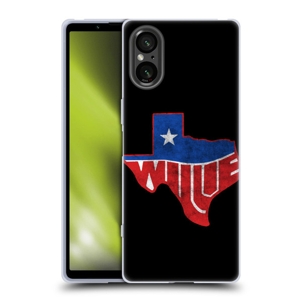 Willie Nelson Grunge Texas Soft Gel Case for Sony Xperia 5 V 5G