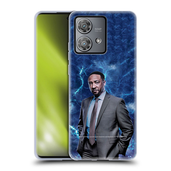 Black Lightning Characters William Henderson Soft Gel Case for Motorola Edge 40 Neo 5G